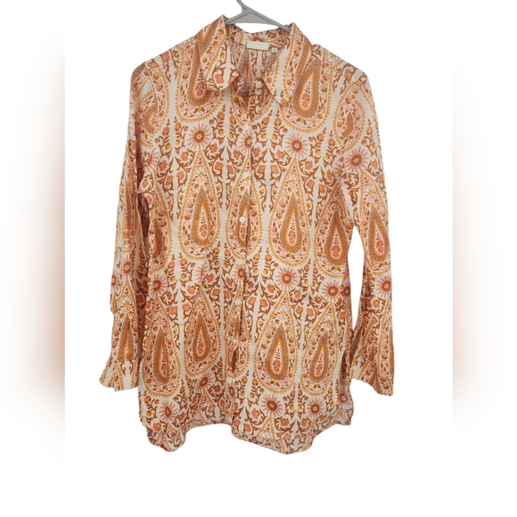 Spartina Ada Linen‎ House Blouse Small - Picture 2 of 6